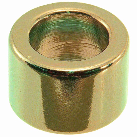 Midwest Fastener Round Spacer, Black Chrome Steel, 1/2 in Overall Lg, 1/2 in Inside Dia, 3 PK 34092